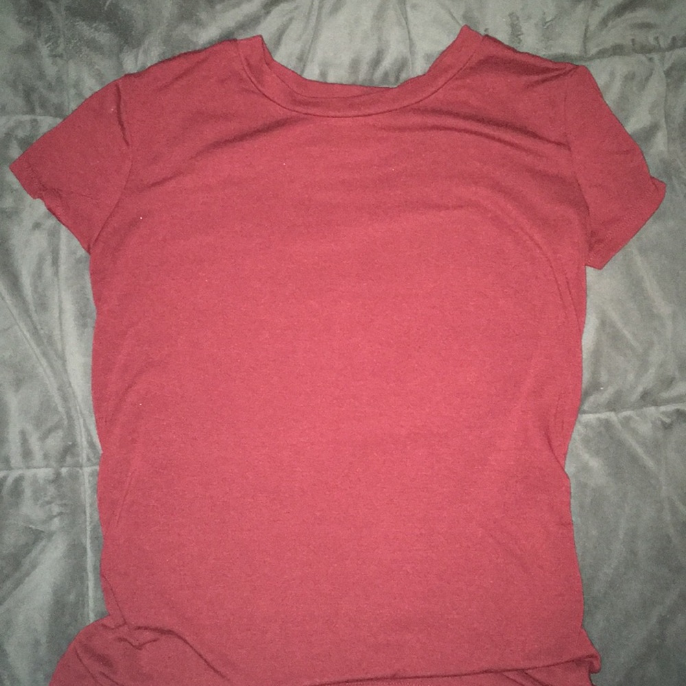 Dark red t-shirt
